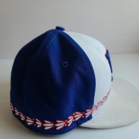 New Era Cap New York Giants NFL19 7 3/8 DFT OSTG  Fitted White/Red/Blue 59fifty - Picture 3 of 10